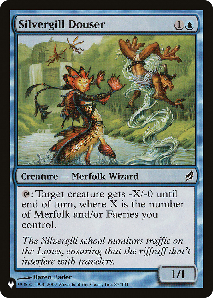 Silvergill Douser [The List] MTG Single Magic: The Gathering | Red Claw Gaming
