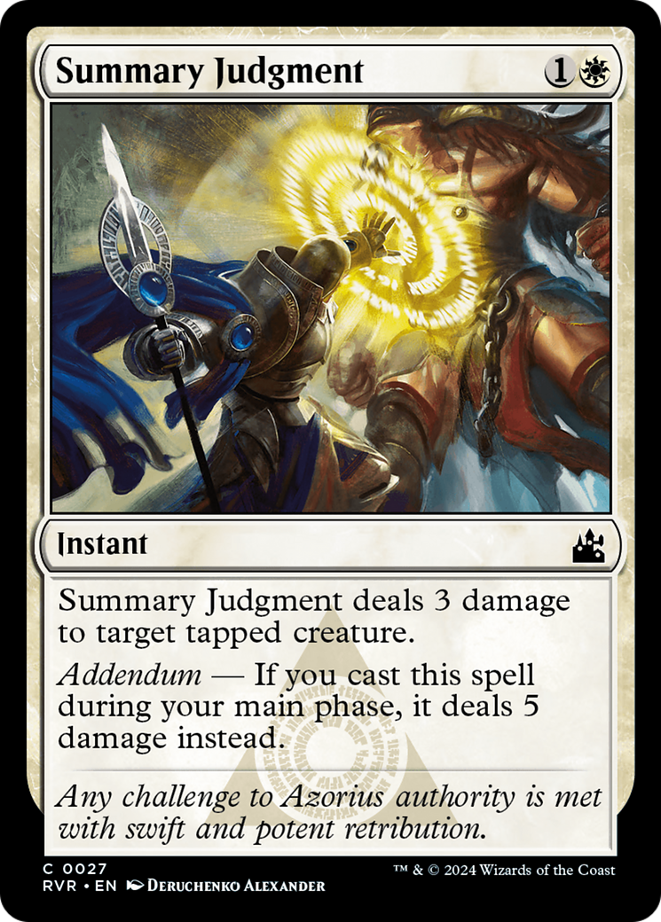 Summary Judgment [Ravnica Remastered] MTG Single Magic: The Gathering | Red Claw Gaming
