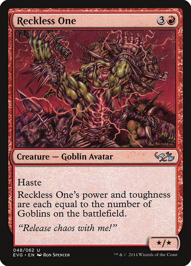 Reckless One (Elves vs. Goblins) [Duel Decks Anthology] MTG Single Magic: The Gathering | Red Claw Gaming