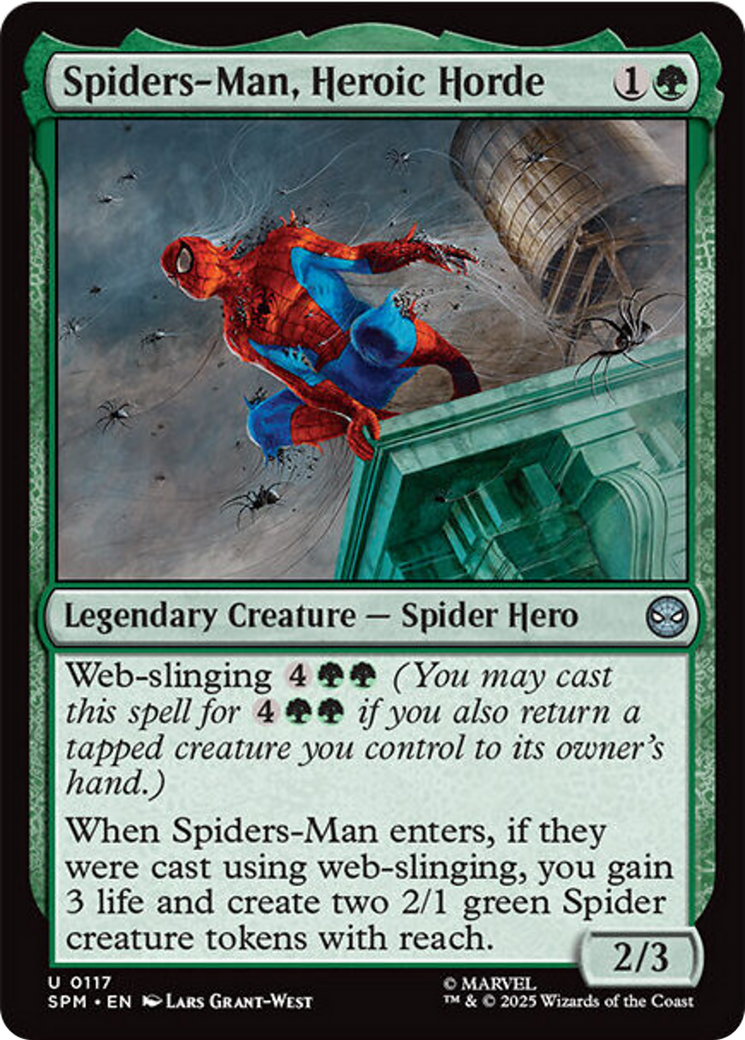 Spiders-Man, Heroic Horde [Marvel's Spider-Man] MTG Single Magic: The Gathering | Red Claw Gaming