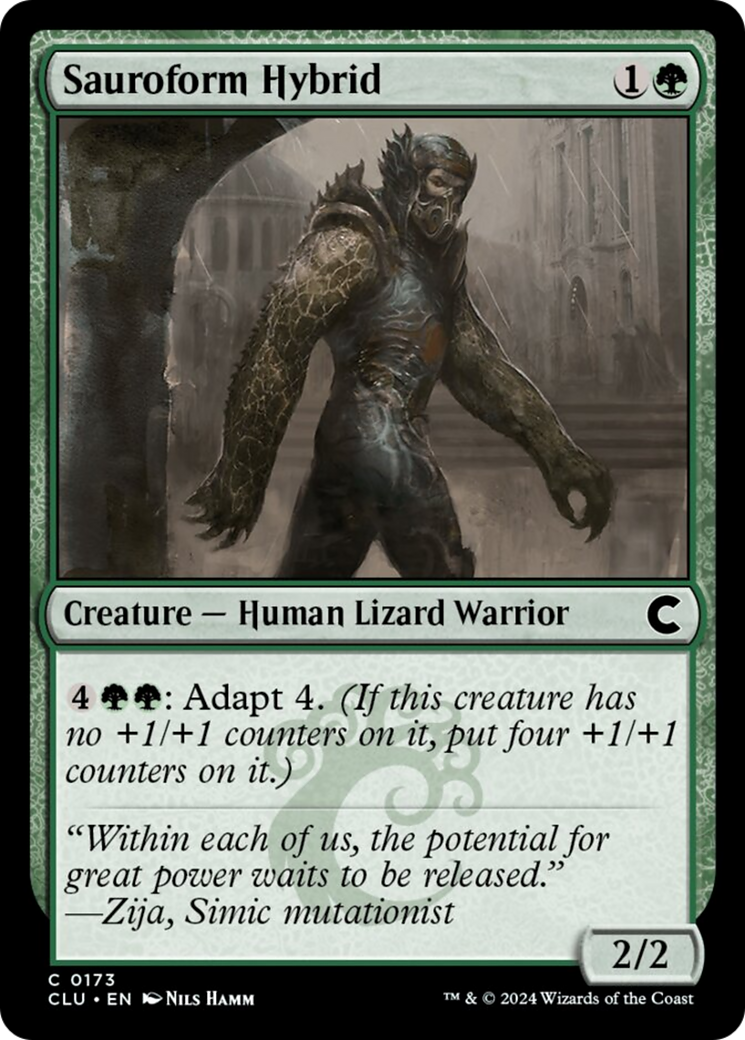 Sauroform Hybrid [Ravnica: Clue Edition] MTG Single Magic: The Gathering | Red Claw Gaming