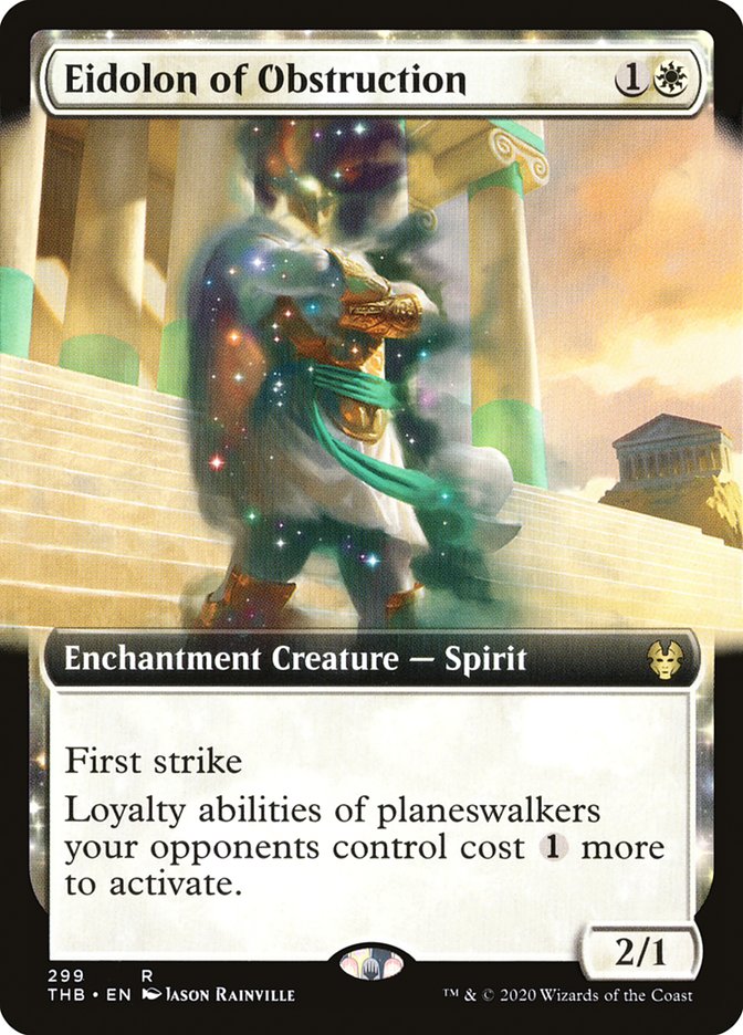 Eidolon of Obstruction (Extended Art) [Theros Beyond Death] MTG Single Magic: The Gathering | Red Claw Gaming