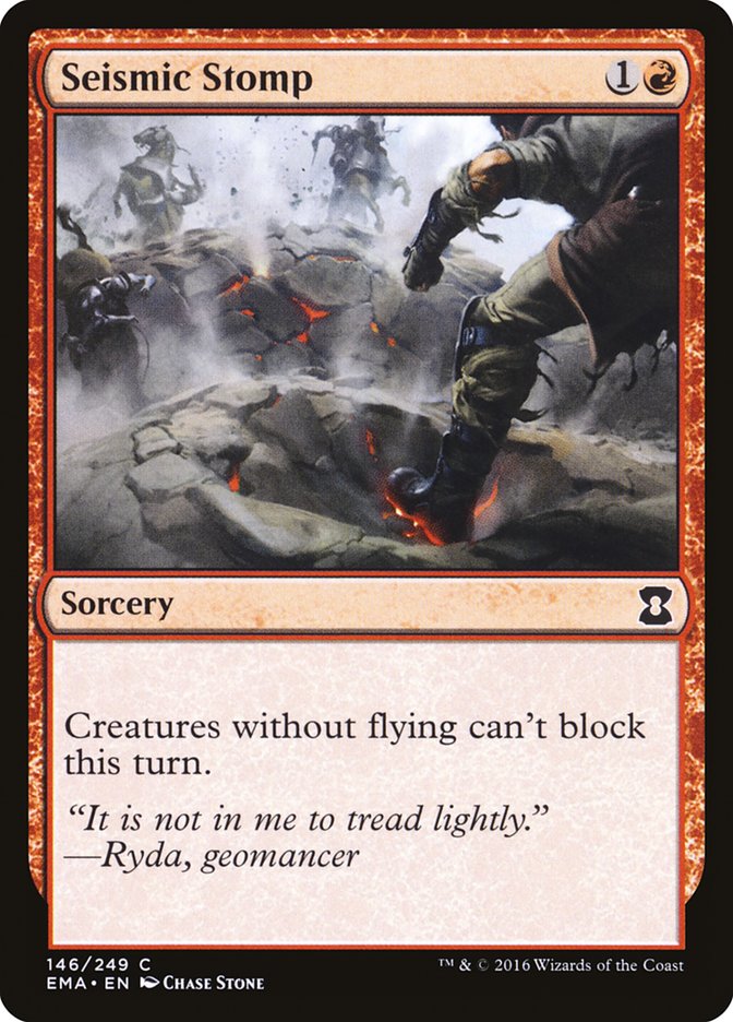 Seismic Stomp [Eternal Masters] MTG Single Magic: The Gathering | Red Claw Gaming