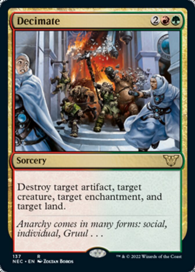 Decimate [Kamigawa: Neon Dynasty Commander] MTG Single Magic: The Gathering | Red Claw Gaming