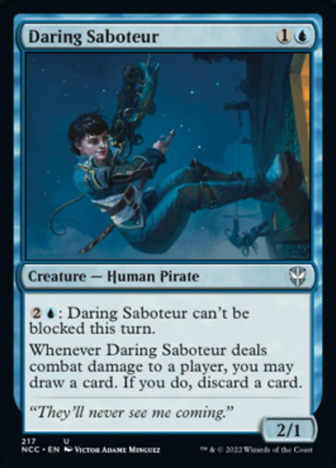 Daring Saboteur [Streets of New Capenna Commander] MTG Single Magic: The Gathering | Red Claw Gaming