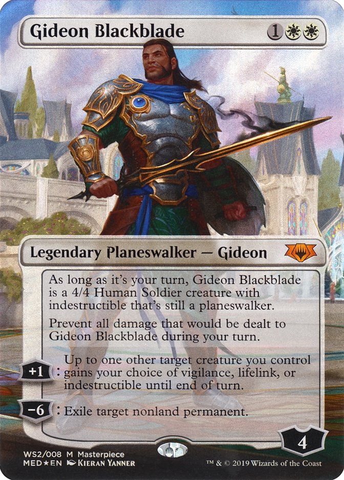 Gideon Blackblade [Mythic Edition] MTG Single Magic: The Gathering | Red Claw Gaming