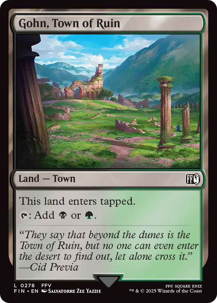 Gohn, Town of Ruin [FINAL FANTASY] MTG Single Magic: The Gathering | Red Claw Gaming