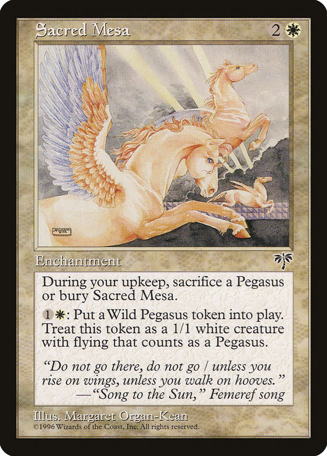 Sacred Mesa [Mirage] MTG Single Magic: The Gathering | Red Claw Gaming