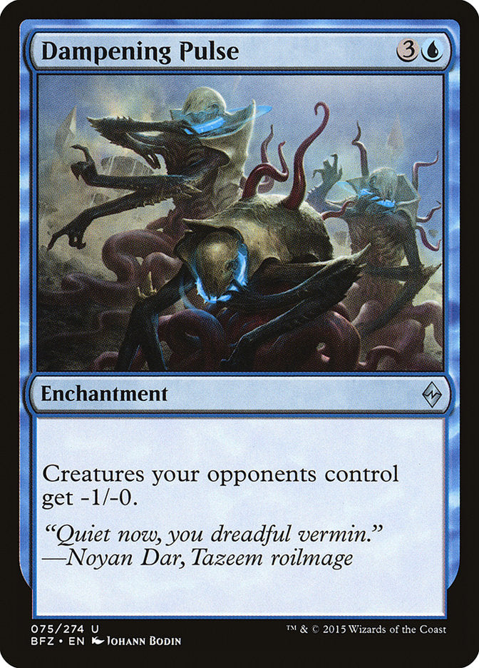 Dampening Pulse [Battle for Zendikar] MTG Single Magic: The Gathering | Red Claw Gaming