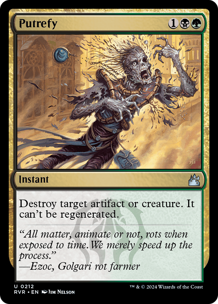 Putrefy [Ravnica Remastered] MTG Single Magic: The Gathering | Red Claw Gaming