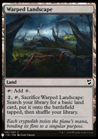 Warped Landscape [The List] MTG Single Magic: The Gathering | Red Claw Gaming
