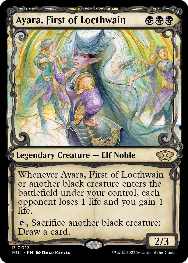 Ayara, First of Locthwain [Multiverse Legends] MTG Single Magic: The Gathering | Red Claw Gaming