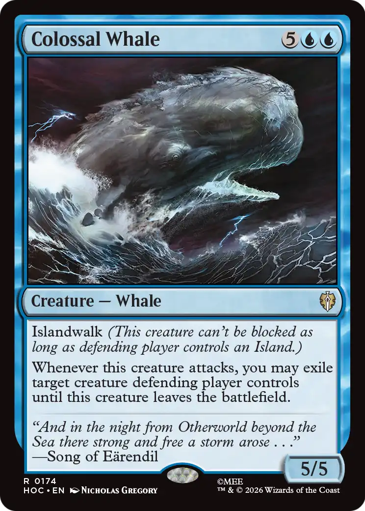 Colossal Whale [The Hobbit: Eternal-Legal] | Red Claw Gaming