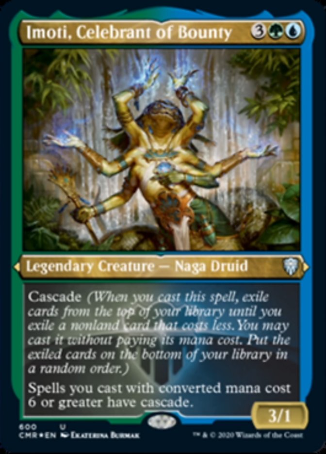 Imoti, Celebrant of Bounty (Etched) [Commander Legends] MTG Single Magic: The Gathering | Red Claw Gaming