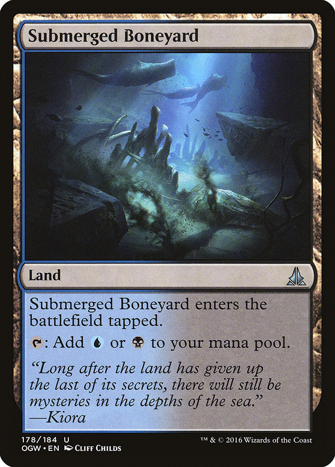 Submerged Boneyard [Oath of the Gatewatch] MTG Single Magic: The Gathering | Red Claw Gaming