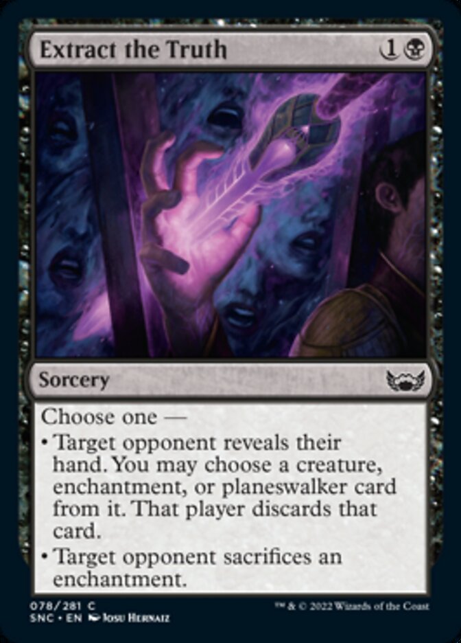 Extract the Truth [Streets of New Capenna] MTG Single Magic: The Gathering | Red Claw Gaming