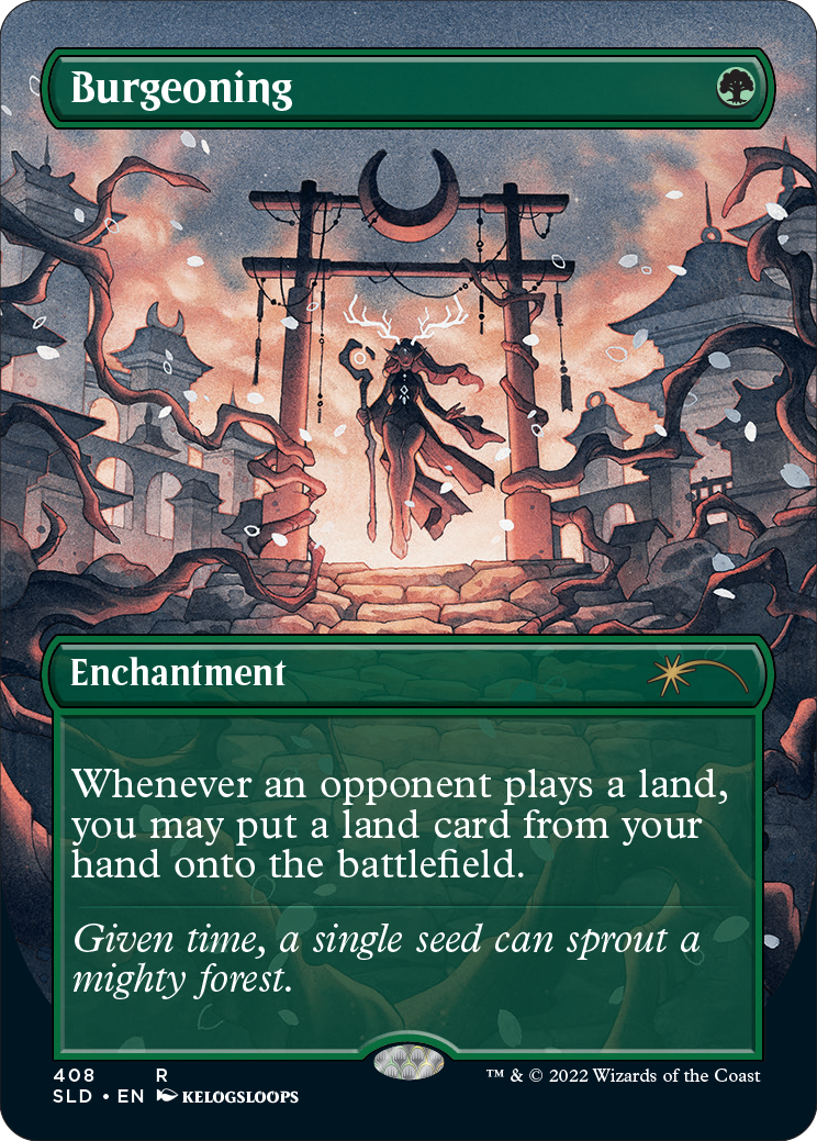 Burgeoning (Borderless) [Secret Lair Drop Series] MTG Single Magic: The Gathering | Red Claw Gaming