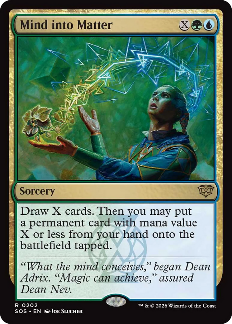 Mind into Matter [Secrets of Strixhaven] MTG Single Magic: The Gathering | Red Claw Gaming