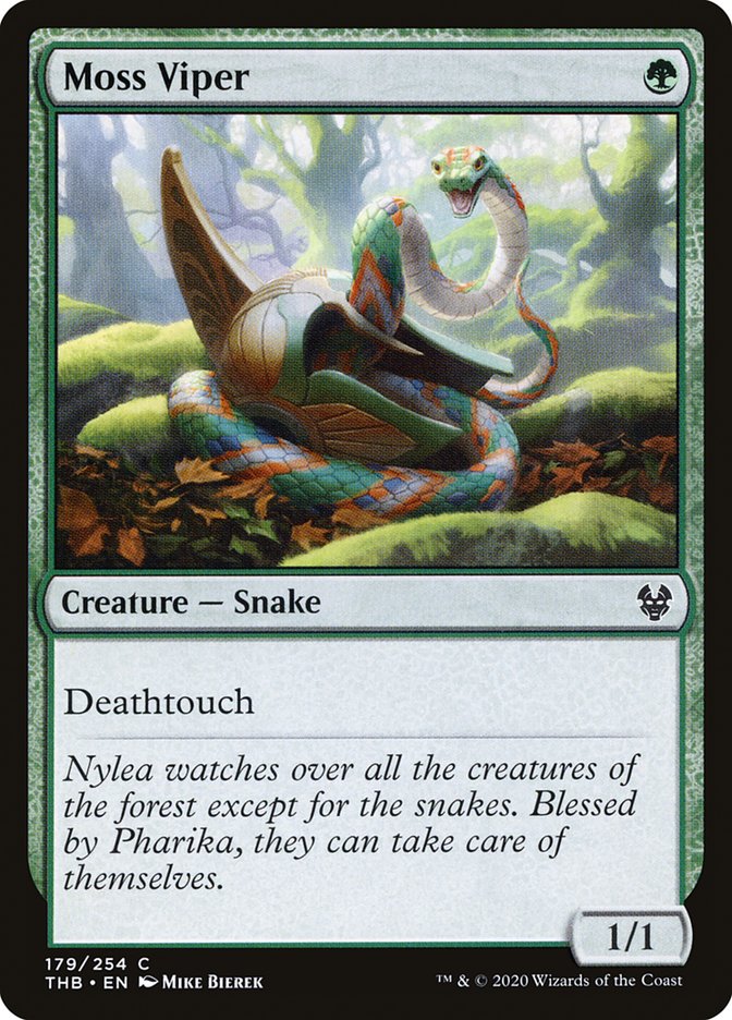 Moss Viper [Theros Beyond Death] MTG Single Magic: The Gathering | Red Claw Gaming