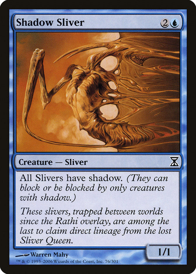Shadow Sliver [Time Spiral] MTG Single Magic: The Gathering | Red Claw Gaming