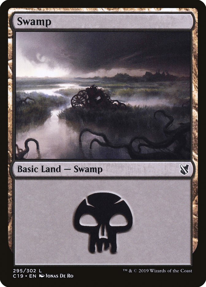 Swamp (295) [Commander 2019] MTG Single Magic: The Gathering | Red Claw Gaming