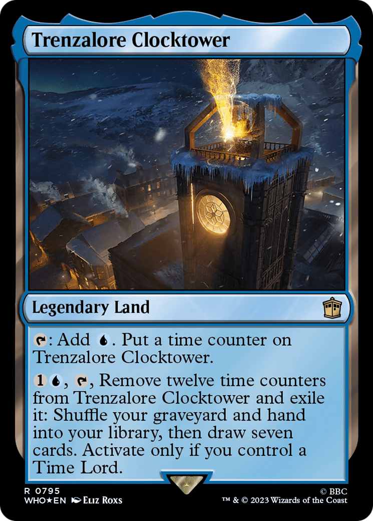 Trenzalore Clocktower (Surge Foil) [Doctor Who] MTG Single Magic: The Gathering | Red Claw Gaming