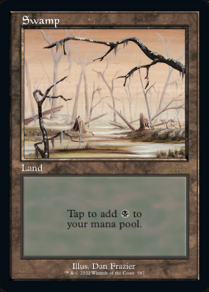 Swamp (Retro) (587) [30th Anniversary Edition] MTG Single Magic: The Gathering | Red Claw Gaming