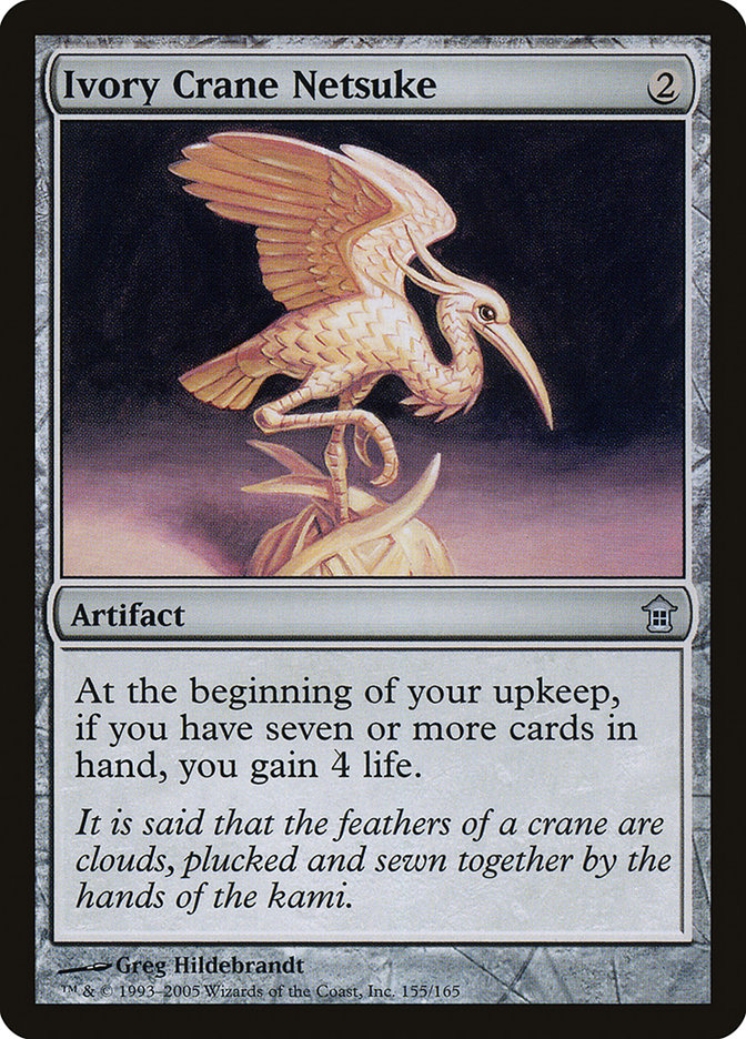 Ivory Crane Netsuke [Saviors of Kamigawa] MTG Single Magic: The Gathering    | Red Claw Gaming