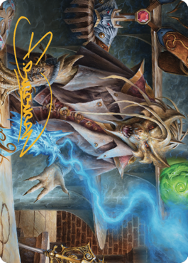 Renari, Merchant of Marvels Art Card (Gold-Stamped Signature) [Commander Legends: Battle for Baldur's Gate Art Series] MTG Single Magic: The Gathering | Red Claw Gaming