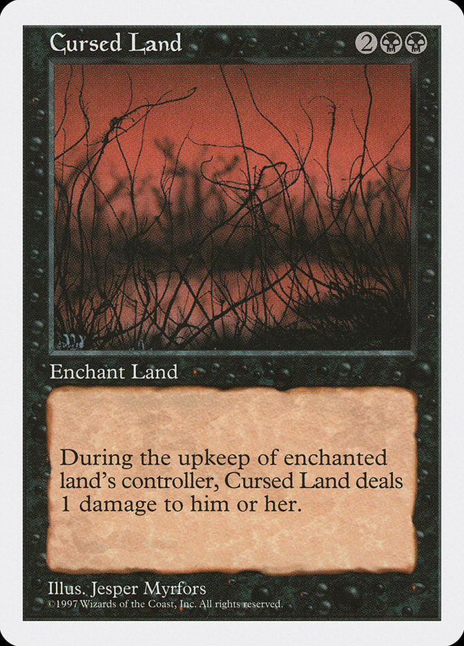 Cursed Land [Fifth Edition] MTG Single Magic: The Gathering | Red Claw Gaming