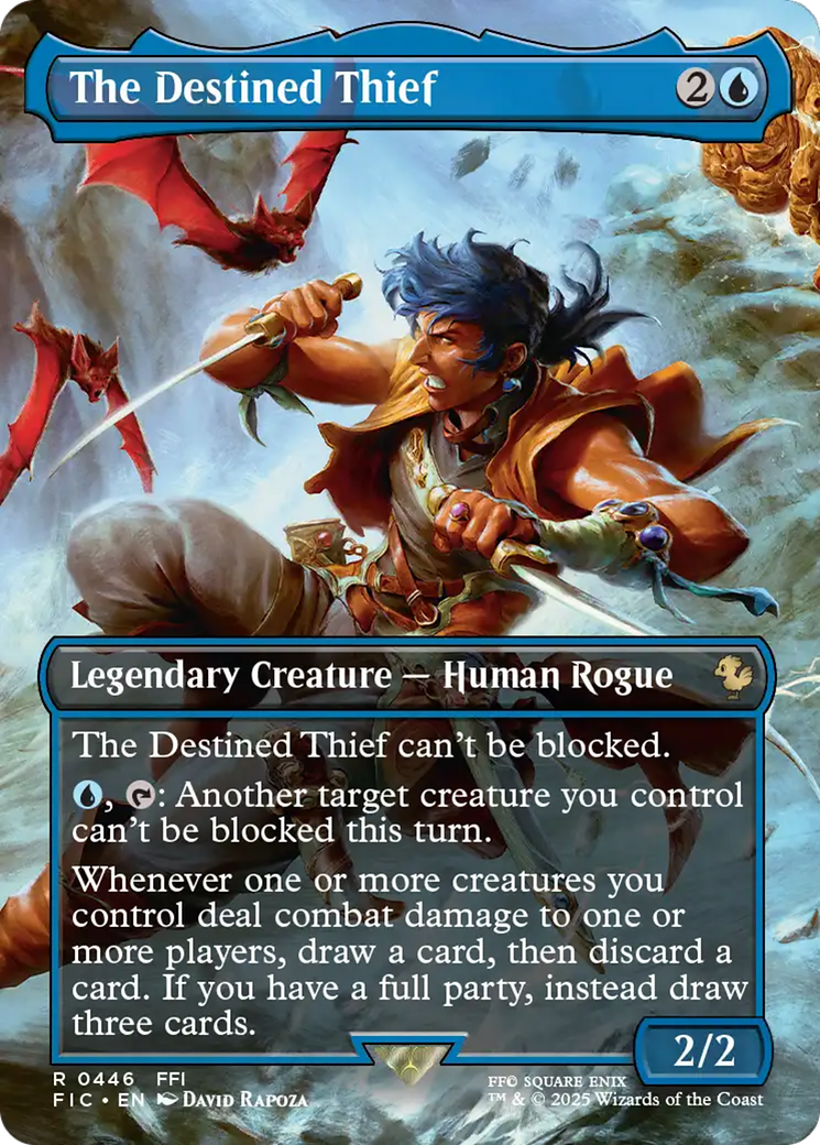The Destined Thief (Borderless) [FINAL FANTASY Commander] MTG Single Magic: The Gathering | Red Claw Gaming