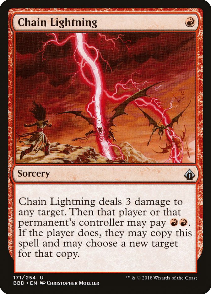 Chain Lightning [Battlebond] MTG Single Magic: The Gathering | Red Claw Gaming