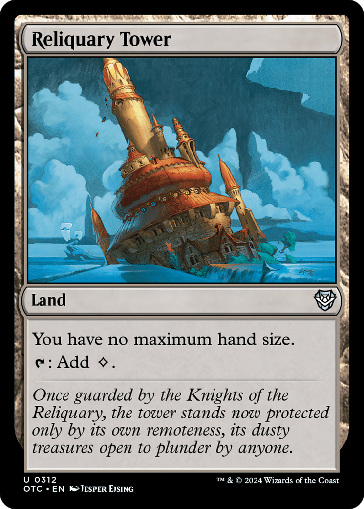 Reliquary Tower [Outlaws of Thunder Junction Commander] MTG Single Magic: The Gathering | Red Claw Gaming