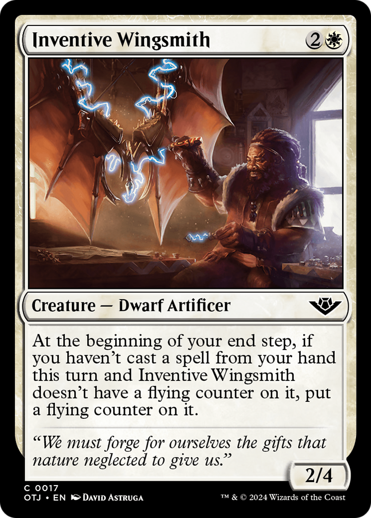 Inventive Wingsmith [Outlaws of Thunder Junction] MTG Single Magic: The Gathering | Red Claw Gaming