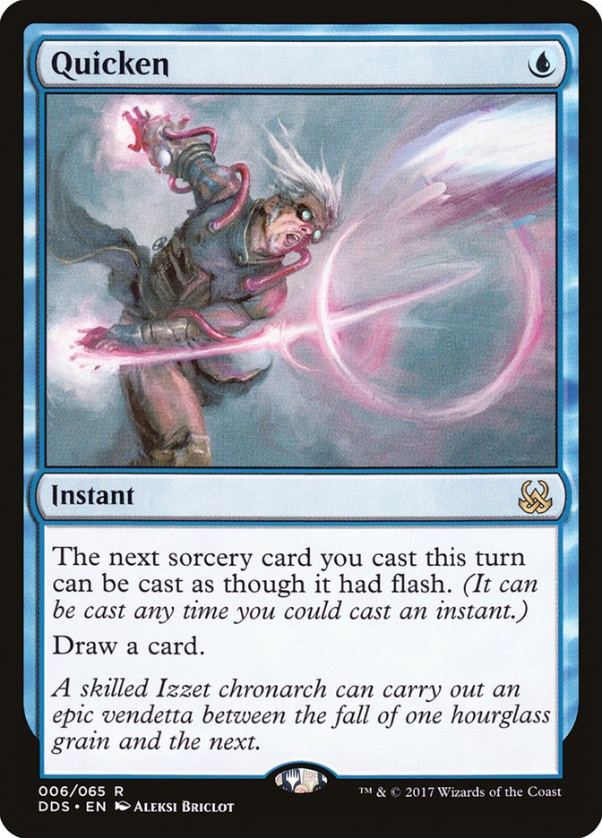 Quicken [Duel Decks: Mind vs. Might] MTG Single Magic: The Gathering | Red Claw Gaming