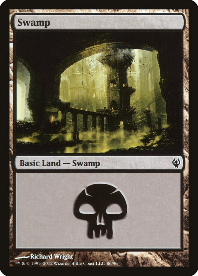 Swamp (86) [Duel Decks: Izzet vs. Golgari] MTG Single Magic: The Gathering | Red Claw Gaming