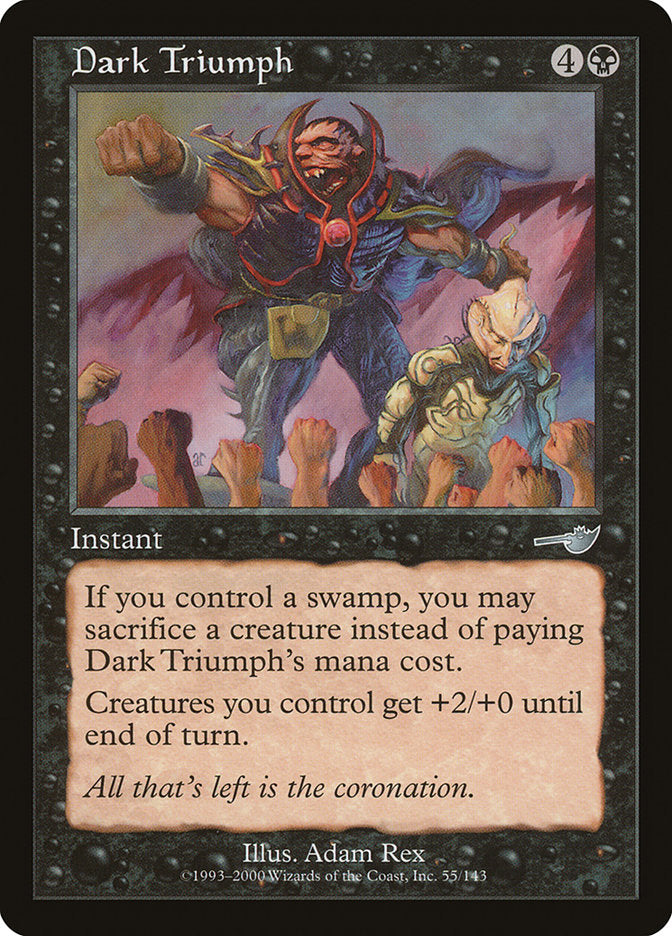 Dark Triumph [Nemesis] MTG Single Magic: The Gathering | Red Claw Gaming