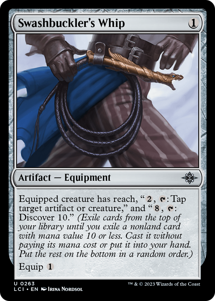 Swashbuckler's Whip [The Lost Caverns of Ixalan] MTG Single Magic: The Gathering    | Red Claw Gaming