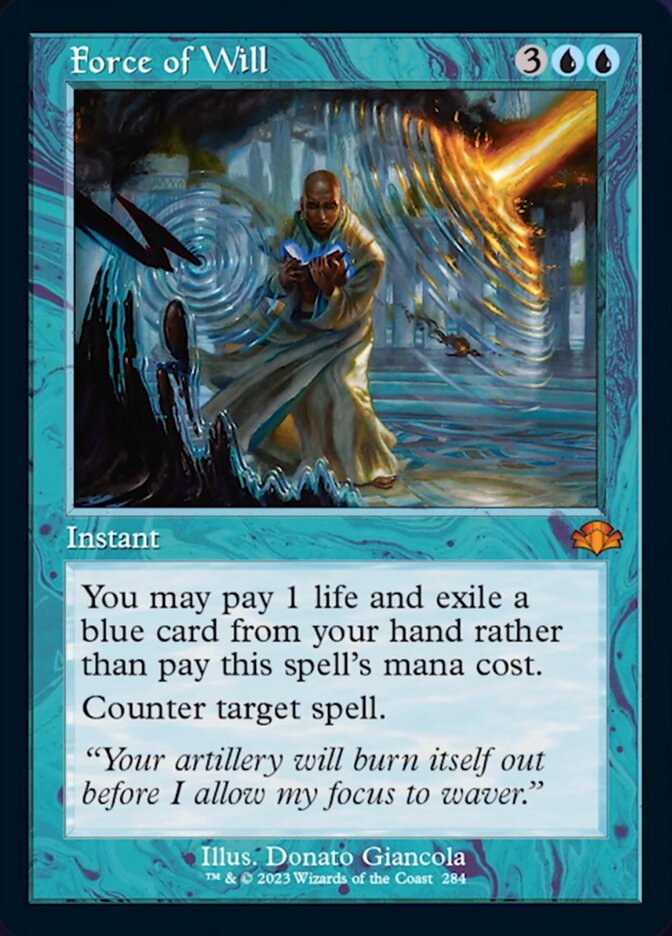 Force of Will (Retro) [Dominaria Remastered] MTG Single Magic: The Gathering | Red Claw Gaming