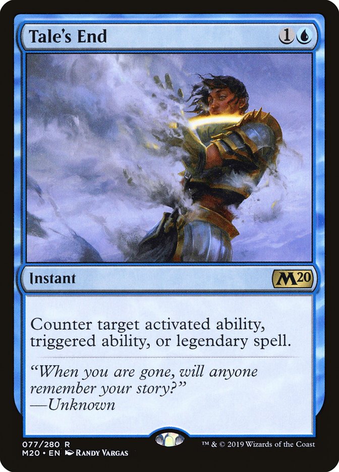 Tale's End [Core Set 2020] MTG Single Magic: The Gathering | Red Claw Gaming