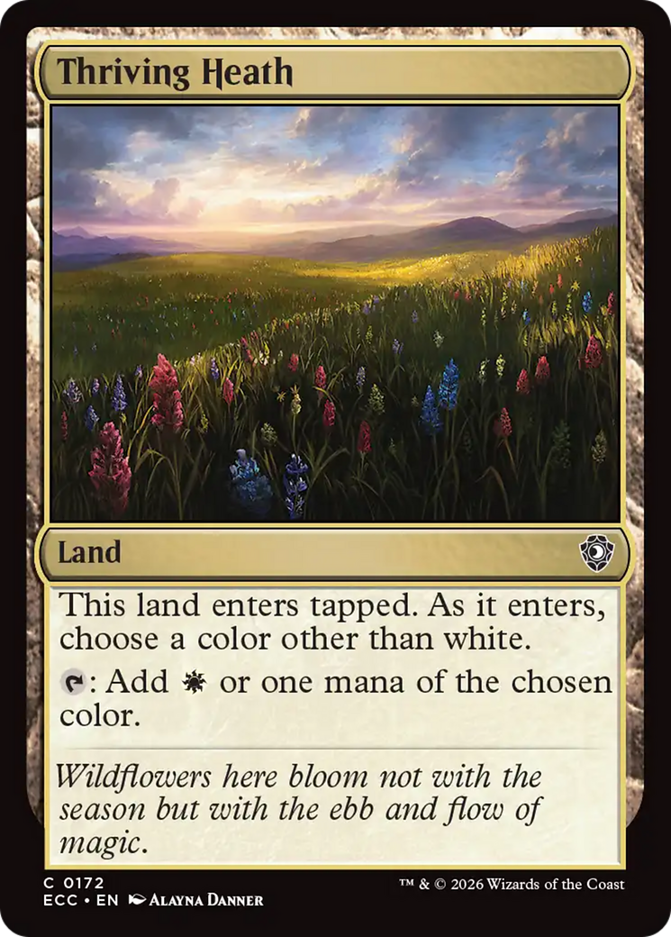 Thriving Heath [Lorwyn Eclipsed Commander] MTG Single Magic: The Gathering | Red Claw Gaming