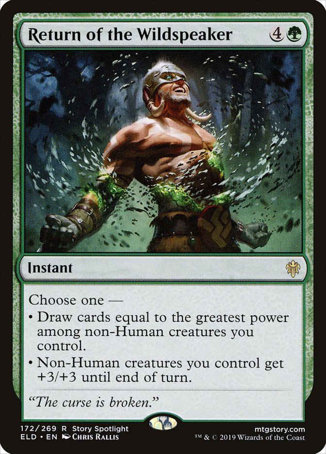 Return of the Wildspeaker [Throne of Eldraine] MTG Single Magic: The Gathering | Red Claw Gaming