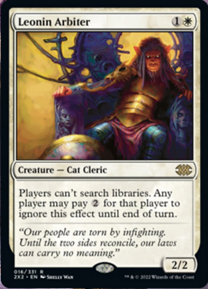 Leonin Arbiter [Double Masters 2022] MTG Single Magic: The Gathering    | Red Claw Gaming