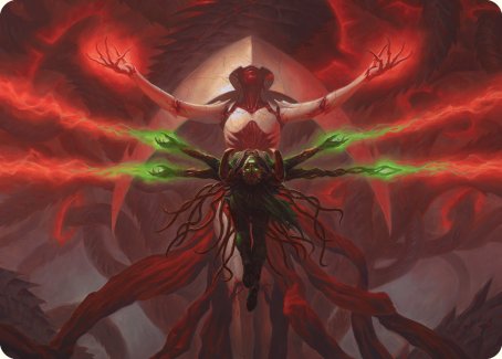 All Will Be One Art Card [Phyrexia: All Will Be One Art Series] MTG Single Magic: The Gathering | Red Claw Gaming