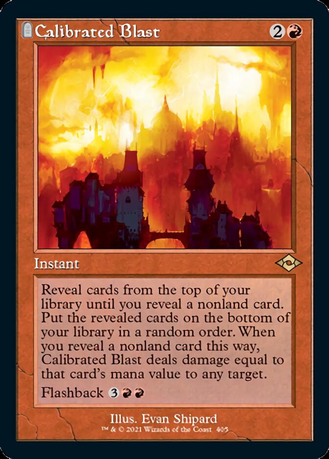 Calibrated Blast (Retro) [Modern Horizons 2] MTG Single Magic: The Gathering | Red Claw Gaming