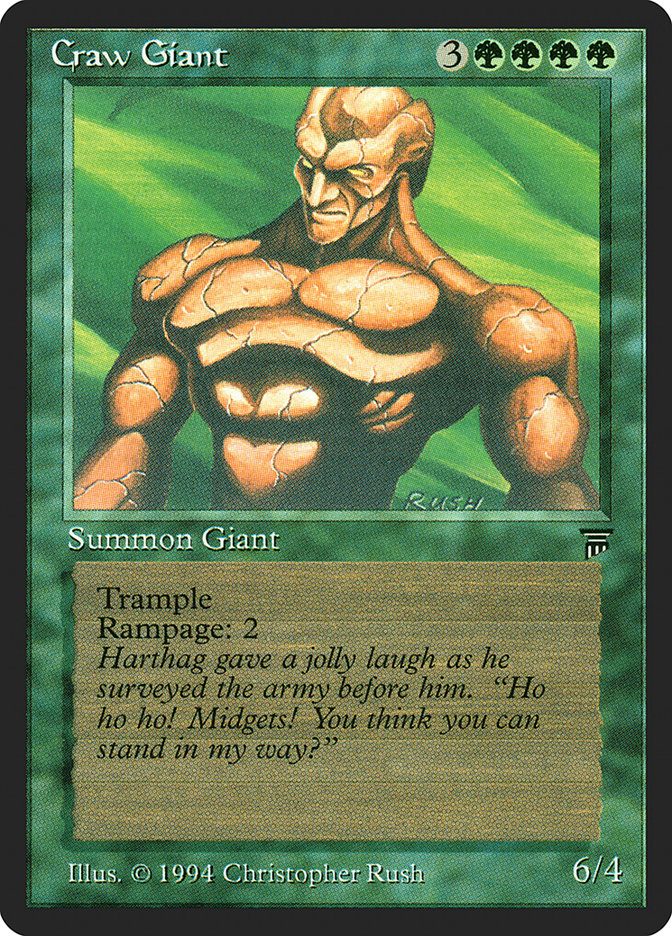 Craw Giant [Legends] MTG Single Magic: The Gathering | Red Claw Gaming