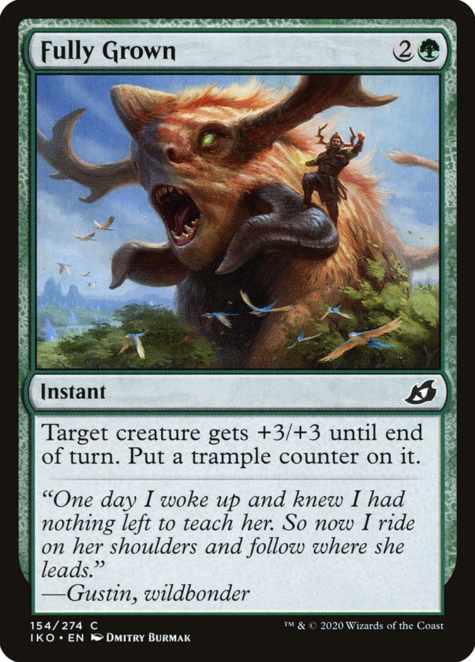 Fully Grown [Ikoria: Lair of Behemoths] MTG Single Magic: The Gathering | Red Claw Gaming