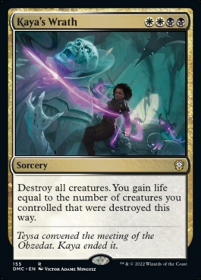 Kaya's Wrath [Dominaria United Commander] MTG Single Magic: The Gathering | Red Claw Gaming