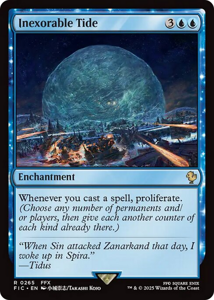 Inexorable Tide [FINAL FANTASY Commander] MTG Single Magic: The Gathering | Red Claw Gaming