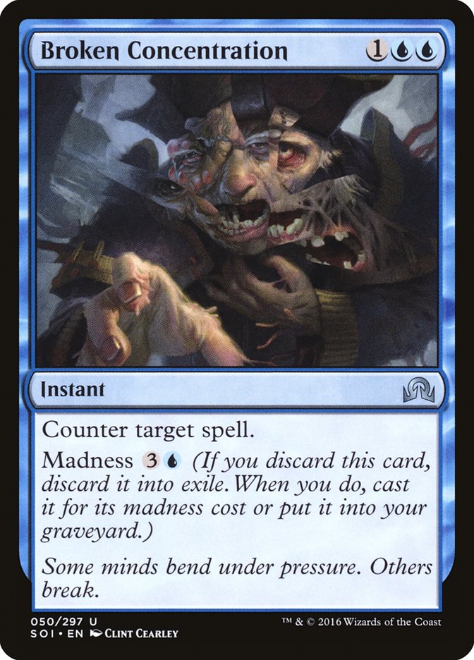 Broken Concentration [Shadows over Innistrad] MTG Single Magic: The Gathering | Red Claw Gaming
